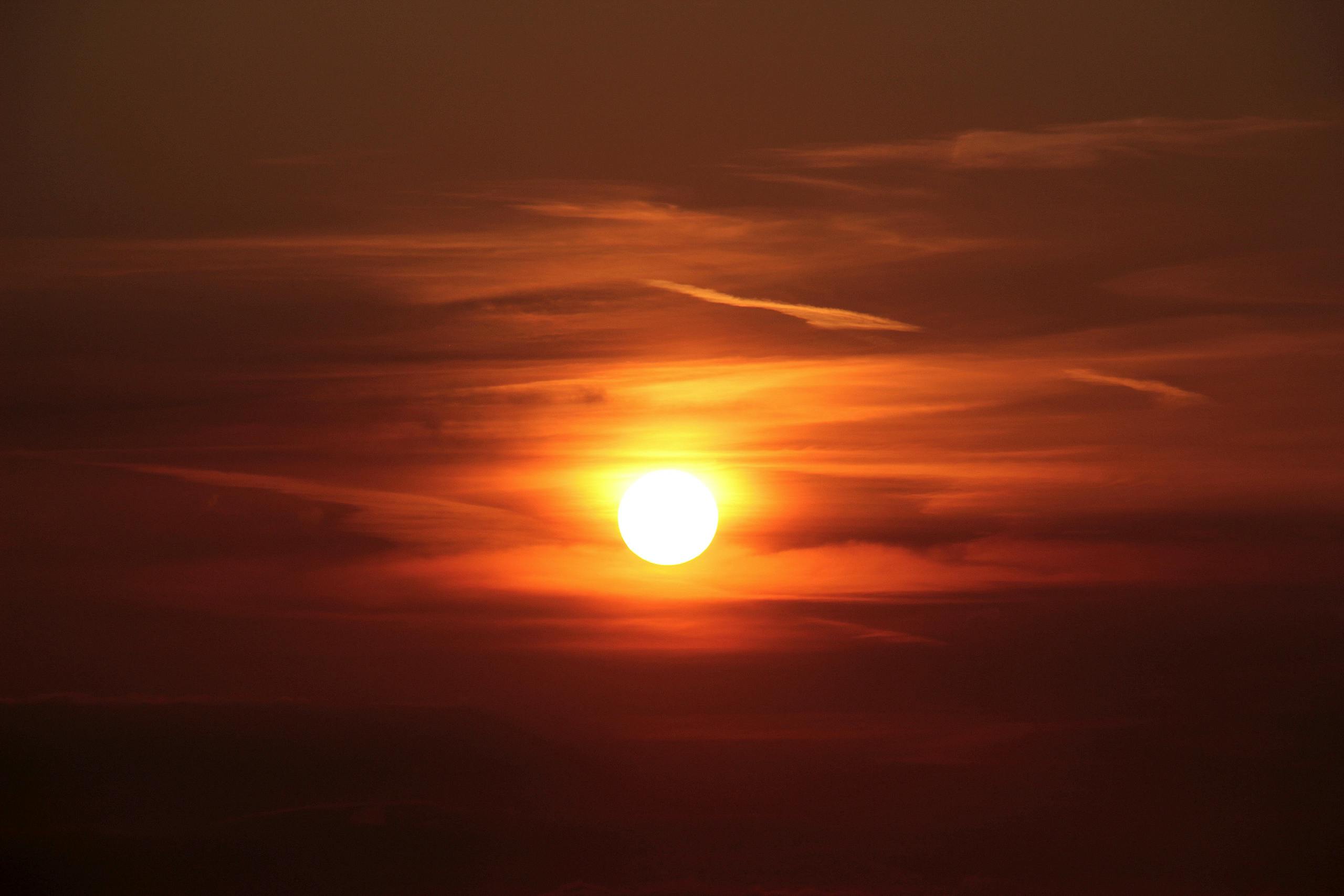 A breathtaking sunset with vibrant colors and dramatic clouds, perfect for backgrounds.